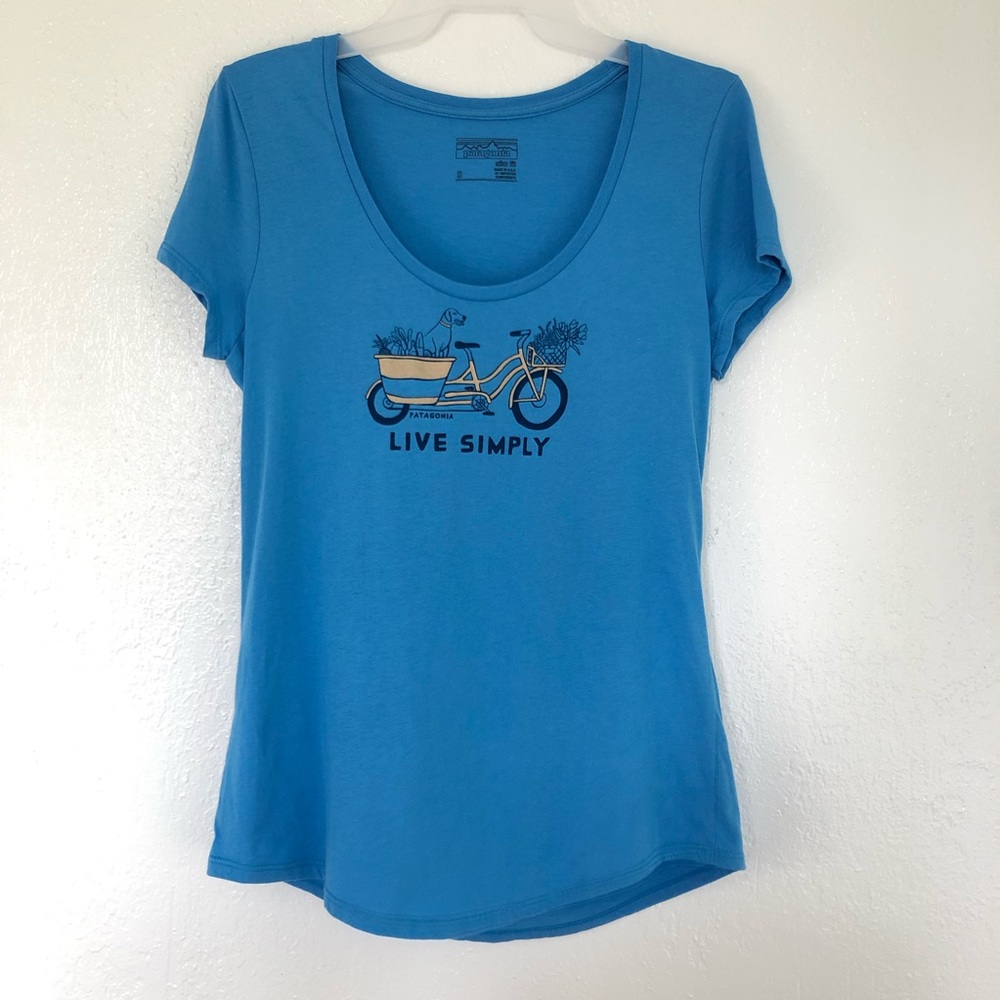 Patagonia Live Simply Market Bike Scoop T-Shirt